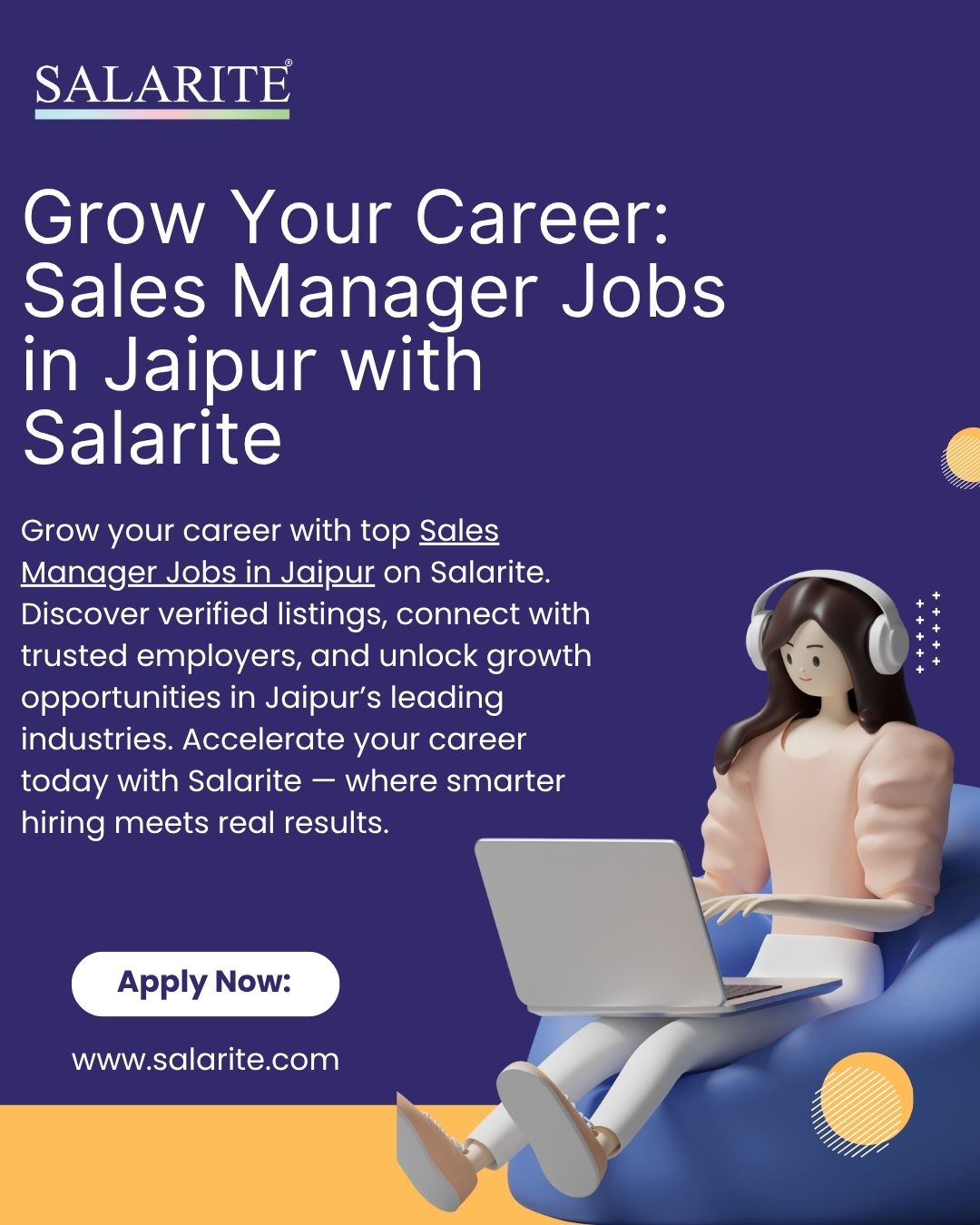 Grow Your Career: Sales Manager Jobs in Jaipur with Salarite